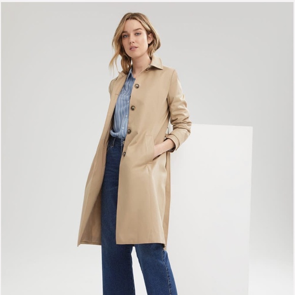 Tan Belted Trench Coat - Picture 1 of 7